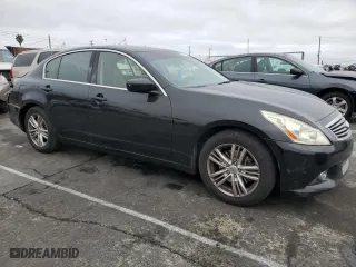 2012 Infiniti G25 Sedan Journey with VIN JN1DV6AP9CM700021, listed as a Copart auction lot 43631315 with 133,822 mi miles and Salvage Title. Bid and sale history available at carsss.com. Image 4.