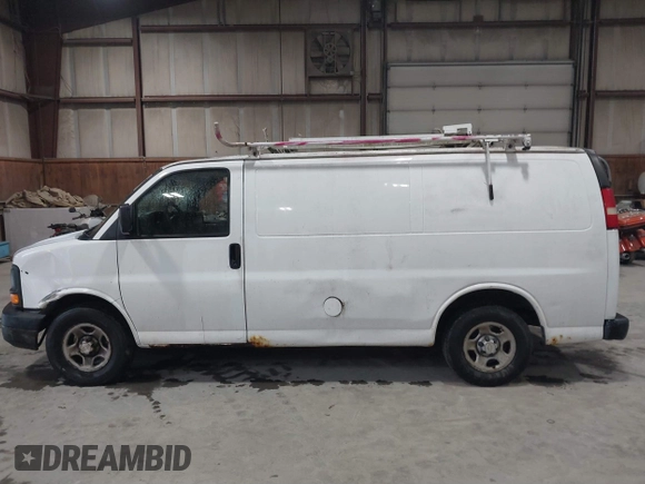 2006 Chevrolet Express Cargo with VIN 1GCFG15X861262059, listed as a IAAI auction lot 41803770 with 199,997 mi miles and . Bid and sale history available at DreamBid. Image 14.