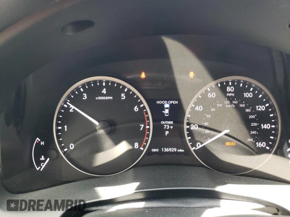 2015 Lexus ES with VIN JTHBK1GG8F2186426, listed as a Copart auction lot 54627415 with 136,929 mi miles and Clean Title. Bid and sale history available at carsss.com. Image 9.