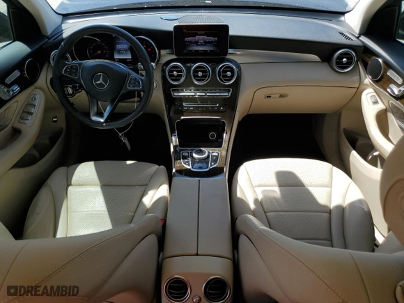 2017 Mercedes-Benz GLC with VIN WDC0G4JB0HF251865, listed as a Copart auction lot 49789845 with 114,542 mi miles and Salvage Title. Bid and sale history available at carsss.com. Image 8.