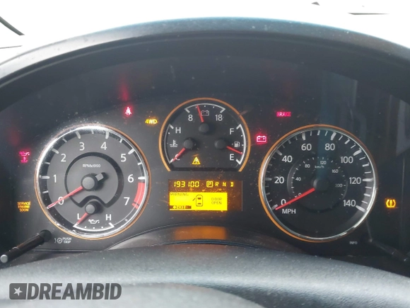 2008 Nissan Titan XE with VIN 1N6AA07C28N305044, listed as a IAAI auction lot 42366315 with 190,100 mi miles and . Bid and sale history available at DreamBid. Image 7.