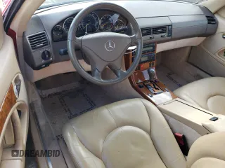 2000 Mercedes-Benz SL-Class with VIN WDBFA68F2YF188482, listed as a Copart auction lot 79483254 with 65,782 mi miles and Salvage Title. Bid and sale history available at carsss.com. Image 8.
