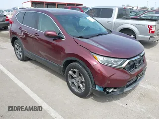 2017 Honda CR-V EX-L with VIN 5J6RW2H81HL058621, listed as a IAAI auction lot 41997542 with 89,636 mi miles. Bid and sale history available at carsss.com. Image 1.