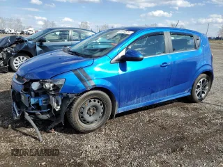 2017 Chevrolet Sonic LT with VIN 1G1JD6SBXH4153475, listed as a Copart auction lot 54544875 with 39,786 mi miles and Salvage Title. Bid and sale history available at carsss.com. Image 1.