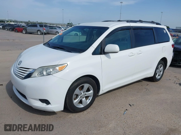 2016 Toyota Sienna LE AAS with VIN 5TDKK3DC0GS707292, listed as a IAAI auction lot 42266246 with 191,527 mi miles and . Bid and sale history available at DreamBid. Image 2.