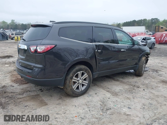 2017 Chevrolet Traverse LT with VIN 1GNKVGKDXHJ164422, listed as a IAAI auction lot 41942127 with 97,541 mi miles and . Bid and sale history available at DreamBid. Image 4.
