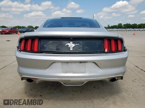 2015 Ford Mustang V6 with VIN 1FA6P8AM3F5385769, listed as a Copart auction lot 55834055 with 77,352 mi miles and Clean title. Bid and sale history available at DreamBid. Image 6.