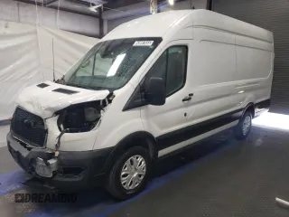 2021 Ford Transit Cargo with VIN 1FTBW3X83MKA02596, listed as a Copart auction lot 53997555 with 114,485 mi miles and Clean Title. Bid and sale history available at carsss.com. Image 1.