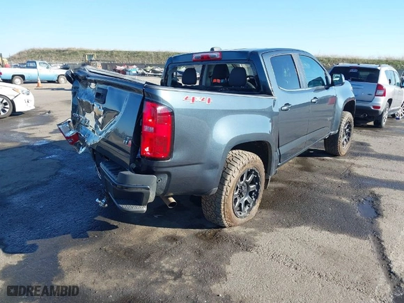 2019 Chevrolet Colorado 4WD LT with VIN 1GCGTCEN3K1282465, listed as a IAAI auction lot 41389473 with 1 mi miles. Bid and sale history available at carsss.com. Image 4.