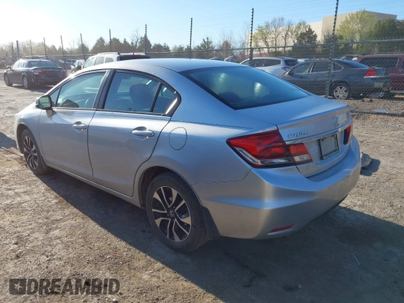 2013 Honda Civic EX with VIN 19XFB2F82DE033673, listed as a IAAI auction lot 41866707 with 194,651 mi miles and . Bid and sale history available at DreamBid. Image 3.