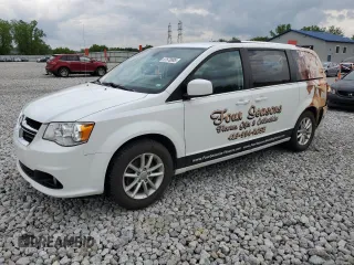 2018 Dodge Grand Caravan SXT z VIN 2C4RDGCG5JR343553, wystawiony jako Copart lot #57570895 z przebiegiem 97 647 mil mil oraz Szkody całkowita. Historia ofert i sprzedaży dostępna na DreamBid. Obrazek 1.