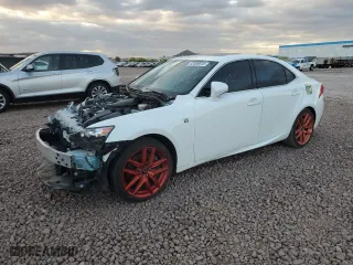 2014 Lexus IS 350 with VIN JTHBE1D24E5013483, listed as a Copart auction lot 52869815 with 100,729 mi miles and Salvage Title. Bid and sale history available at carsss.com. Image 1.