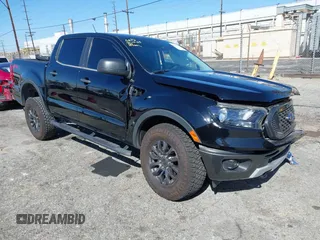2021 Ford Ranger XL with VIN 1FTER4FH7MLD10330, listed as a IAAI auction lot 41623456 with 38,161 mi miles. Bid and sale history available at carsss.com. Image 1.