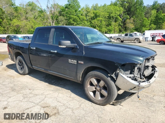 2016 Ram 1500 Lone Star with VIN 1C6RR6LT4GS268187, listed as a Copart auction lot 52523455 with 284,155 mi miles and Salvage Title. Bid and sale history available at carsss.com. Image 4.