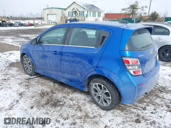 2018 Chevrolet Sonic LT with VIN 1G1JD6SH3J4140044, listed as a IAAI auction lot 41536571 with 253,553 mi miles and . Bid and sale history available at DreamBid. Image 3.