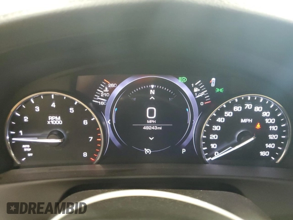2019 Cadillac CT6 Luxury AWD with VIN 1G6KB5RS5KU129483, listed as a Copart auction lot 60120005 with 49,243 mi miles and Salvage title. Bid and sale history available at DreamBid. Image 9.