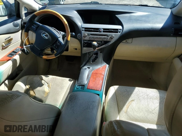 2010 Lexus RX 350 with VIN 2T2ZK1BA8AC040987, listed as a Copart auction lot 47974085 with 193,343 mi miles and Salvage Title. Bid and sale history available at DreamBid. Image 8.