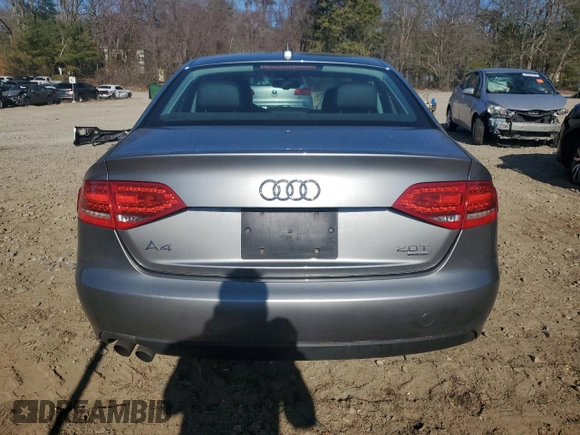 2011 Audi A4 2.0T Premium Plus with VIN WAUHFAFL4BN021719, listed as a Copart auction lot 53555905 with 126,834 mi miles and Clean Title. Bid and sale history available at carsss.com. Image 6.