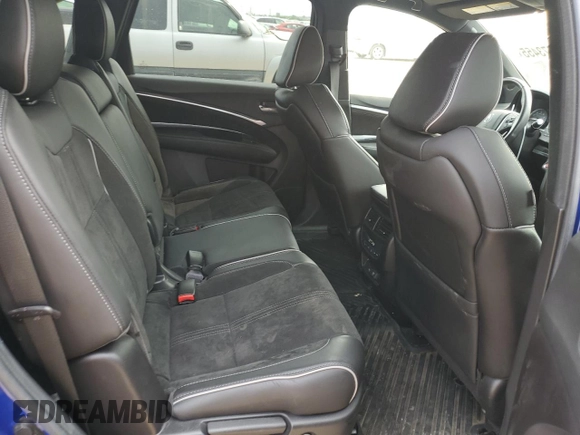 2020 Acura MDX Technology with VIN 5J8YD4H04LL027550, listed as a Copart auction lot 58573455 with 45,007 mi miles and Salvage title. Bid and sale history available at DreamBid. Image 10.