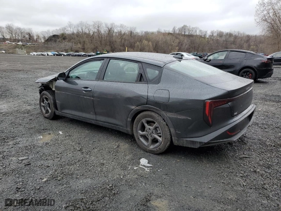 2025 Kia K4 LXS with VIN 3KPFT4DE1SE024591, listed as a Copart auction lot 51592495 with 2,511 mi miles and Salvage Title. Bid and sale history available at carsss.com. Image 2.
