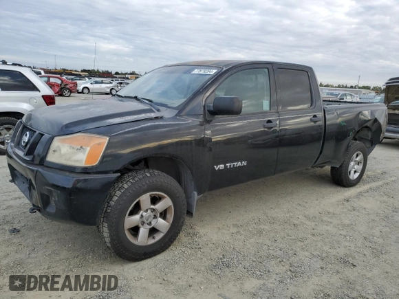 2008 Nissan Titan with VIN 1N6BA07F88N309789, listed as a Copart auction lot 77879284 with 213,835 mi miles and Salvage title. Bid and sale history available at DreamBid. Image 1.