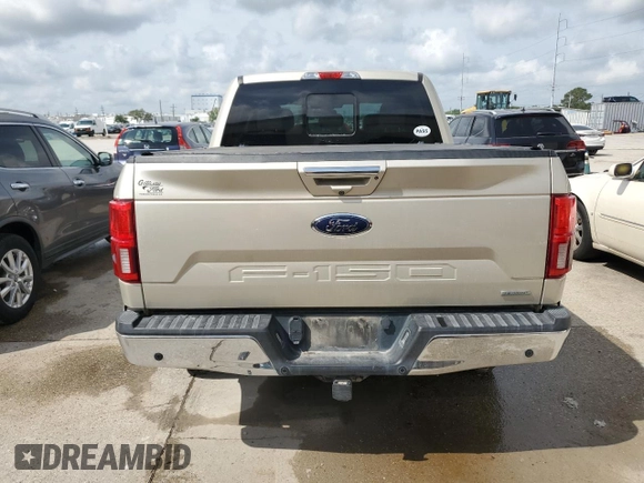 2018 Ford F-150 XL with VIN 1FTEW1CG7JFA27293, listed as a Copart auction lot 53891215 with 142,163 mi miles and Salvage Title. Bid and sale history available at carsss.com. Image 6.
