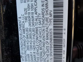 2022 Honda Pilot EX-L with VIN 5FNYF6H53NB093576, listed as a Copart auction lot 41498955 with 31,907 mi miles and Salvage Title. Bid and sale history available at carsss.com. Image 13.