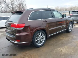 2015 Jeep Grand Cherokee Summit with VIN 1C4RJFJT7FC840560, listed as a IAAI auction lot 41596868 with 173,392 mi miles. Bid and sale history available at carsss.com. Image 4.
