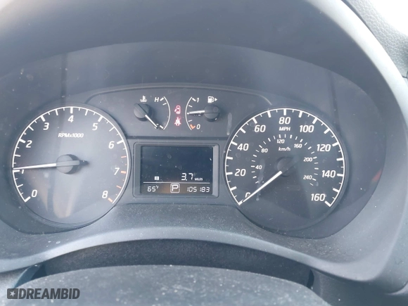 2016 Nissan Sentra SL with VIN 3N1AB7AP7GY311639, listed as a IAAI auction lot 41775139 with 105,183 mi miles. Bid and sale history available at carsss.com. Image 7.