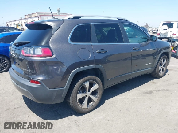2020 Jeep Cherokee Limited with VIN 1C4PJLDB6LD582255, listed as a IAAI auction lot 42493155 with 73,371 mi miles and . Bid and sale history available at DreamBid. Image 4.