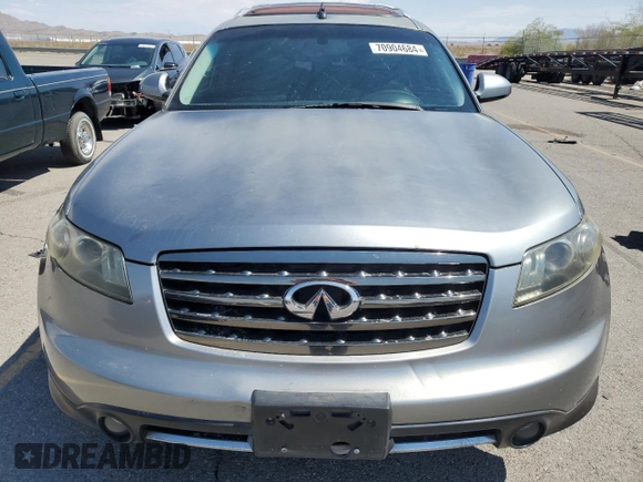 2006 Infiniti FX35 with VIN JNRAS08UX6X105618, listed as a Copart auction lot 70904684 with 189,901 mi miles and Clean Title. Bid and sale history available at carsss.com. Image 5.