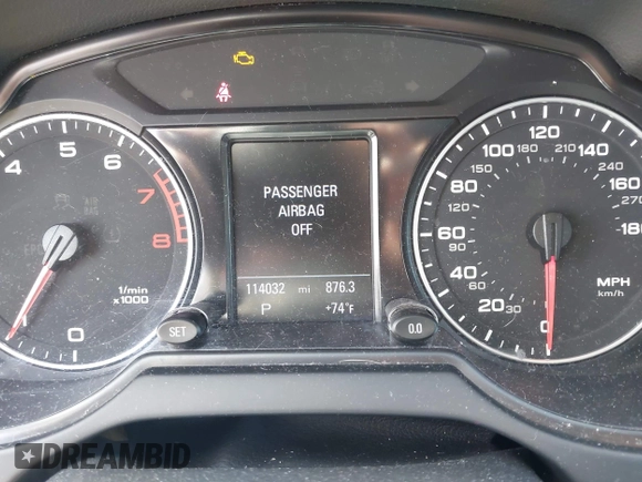 2012 Audi Q5 2.0T Premium Plus with VIN WA1LFAFP5CA008450, listed as a IAAI auction lot 42085011 with 114,032 mi miles. Bid and sale history available at carsss.com. Image 7.