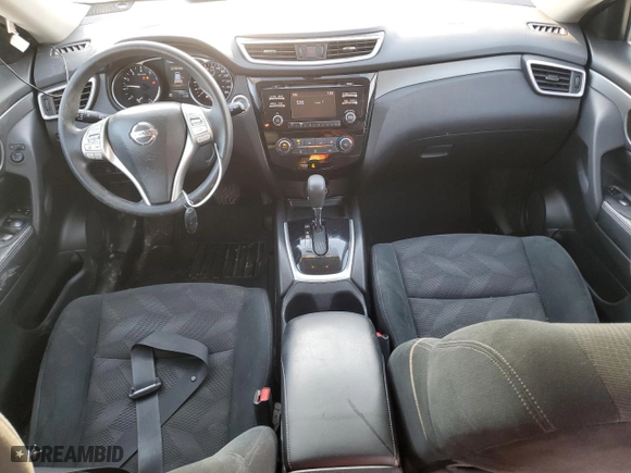 2015 Nissan Rogue S with VIN 5N1AT2MV7FC843872, listed as a Copart auction lot 48416045 with 179,965 mi miles and Salvage Title. Bid and sale history available at carsss.com. Image 8.
