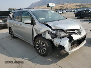 2019 Toyota Sienna LE with VIN 5TDJZ3DC4KS216224, listed as a Copart auction lot 66791514 with 90,306 mi miles and Salvage Title. Bid and sale history available at carsss.com. Image 4.