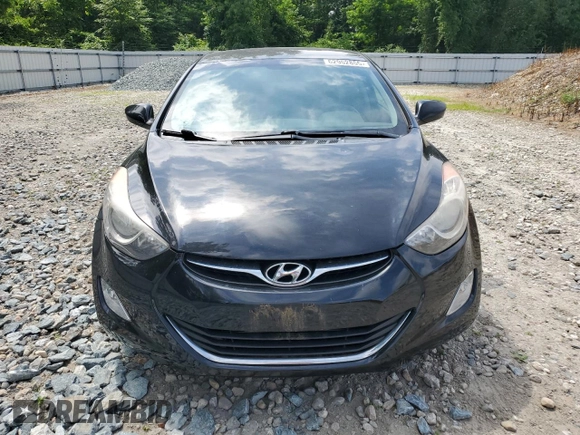 2012 Hyundai Elantra Limited with VIN KMHDH4AE2CU421304, listed as a Copart auction lot 62952855 with 134,492 mi miles and Clean title. Bid and sale history available at DreamBid. Image 5.