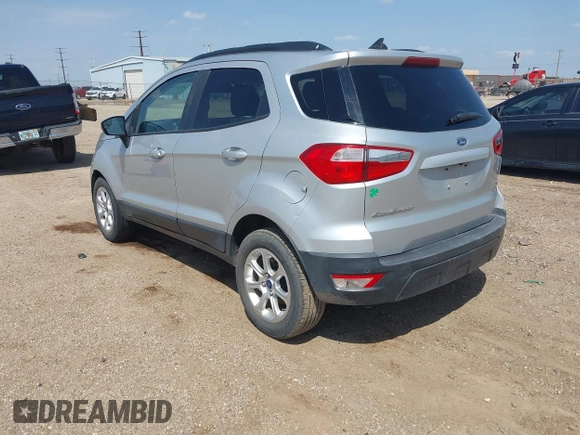 2019 Ford EcoSport SE with VIN MAJ3S2GE0KC307194, listed as a IAAI auction lot 42113858 with 47,479 mi miles and . Bid and sale history available at DreamBid. Image 3.