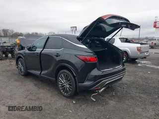 2025 Lexus RX with VIN 2T2BBMCA8SC068873, listed as a IAAI auction lot 41526107 with 342 mi miles. Bid and sale history available at carsss.com. Image 3.
