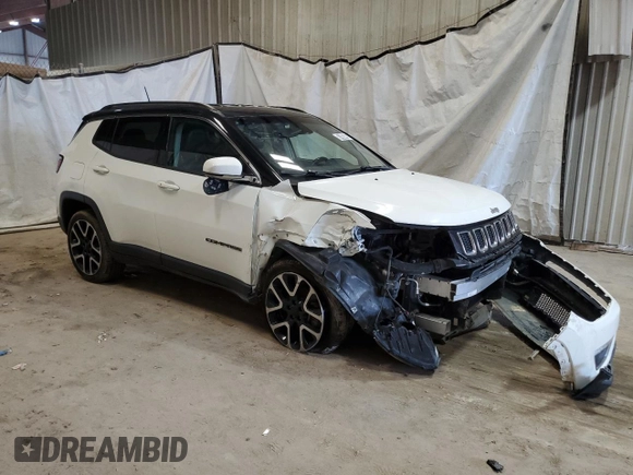 2018 Jeep Compass Limited with VIN 3C4NJDCB3JT481888, listed as a Copart auction lot 61488465 with 134,853 mi miles and Clean title. Bid and sale history available at DreamBid. Image 4.