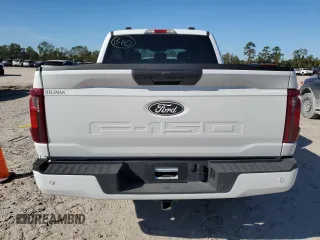 2024 Ford F-150 STX with VIN 1FTEW2KP2RKE14473, listed as a Copart auction lot 81508024 with 1,837 mi miles and Salvage Title. Bid and sale history available at carsss.com. Image 6.