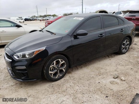 2020 Kia Forte LXS with VIN 3KPF24AD4LE209654, listed as a Copart auction lot 46265144 with 50,594 mi miles and Clean Title. Bid and sale history available at carsss.com. Image 1.