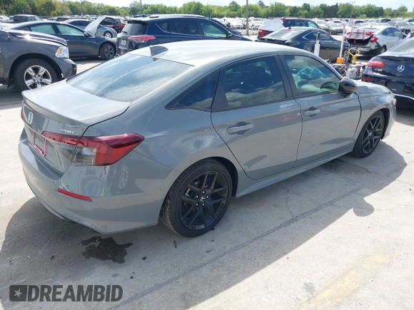 2025 Honda Civic Sport with VIN 2HGFE2F57SH571849, listed as a IAAI auction lot 41902538 with 869 mi miles and . Bid and sale history available at DreamBid. Image 4.