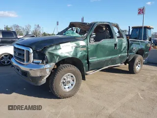 2002 Ford F-250 XL with VIN 1FTNX21F02EA20965, listed as a IAAI auction lot 41719804 with 271,969 mi miles and . Bid and sale history available at DreamBid. Image 2.