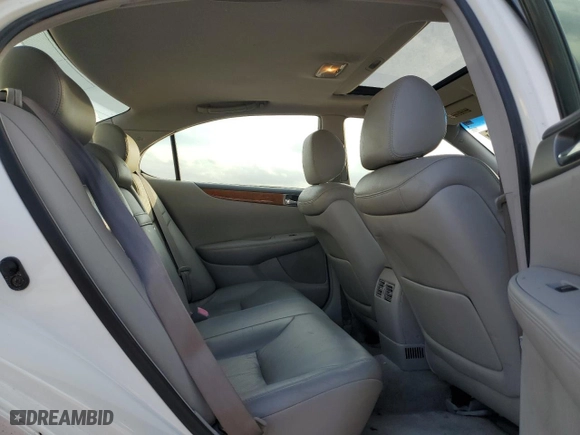 2005 Lexus ES 330 with VIN JTHBA30GX55090335, listed as a Copart auction lot 43680575 with 138,565 mi miles and Salvage Title. Bid and sale history available at carsss.com. Image 10.