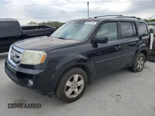 2011 Honda Pilot EX-L z VIN 5FNYF4H5XBB052250, wystawiony jako Copart lot #52976135 z przebiegiem Nie podano mil oraz Szkoda całkowita • Salvage title. Historia ofert i sprzedaży dostępna na DreamBid. Obrazek 1.