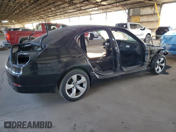 2008 BMW 5 Series 528i with VIN WBANU53508CT08730, listed as a Copart auction lot 62422873 with Not Provided miles and Salvage Title. Bid and sale history available at carsss.com. Image 3.