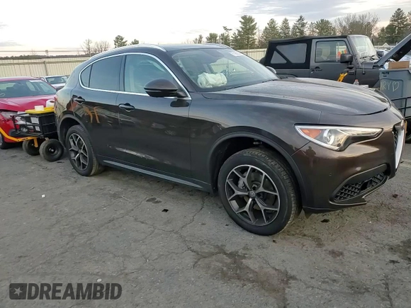 2019 Alfa Romeo Stelvio Ti with VIN ZASPAKBN8K7C45713, listed as a Copart auction lot 81956594 with Not provided miles and Salvage title. Bid and sale history available at DreamBid. Image 11.