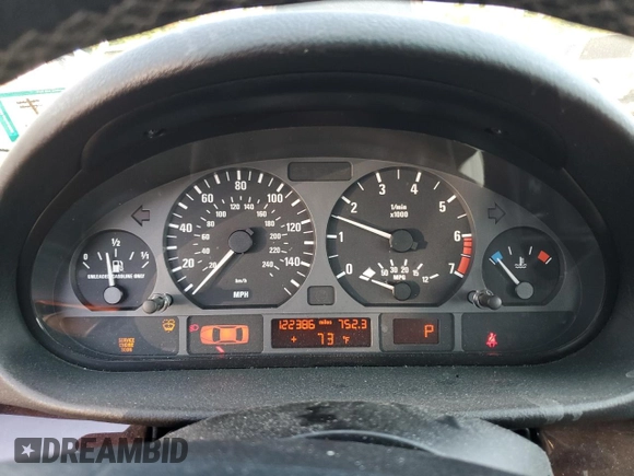 2002 BMW 3 Series 325xi z VIN WBAEU33472PH85587, wystawiony jako Copart lot #66852004 z przebiegiem 122 386 mil mil oraz Szkoda całkowita • Salvage title. Historia ofert i sprzedaży dostępna na DreamBid. Obrazek 9.