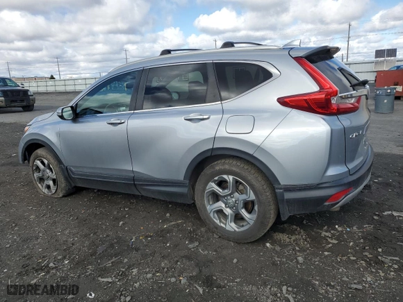 2018 Honda CR-V EX-L with VIN 2HKRW2H83JH680699, listed as a Copart auction lot 49187695 with 96,315 mi miles and Salvage Title. Bid and sale history available at carsss.com. Image 2.