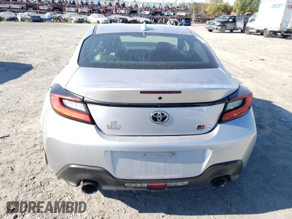 2023 Toyota GR86 with VIN JF1ZNBB16P9757703, listed as a Copart auction lot 73551444 with 17,676 mi miles and Salvage Title. Bid and sale history available at carsss.com. Image 6.