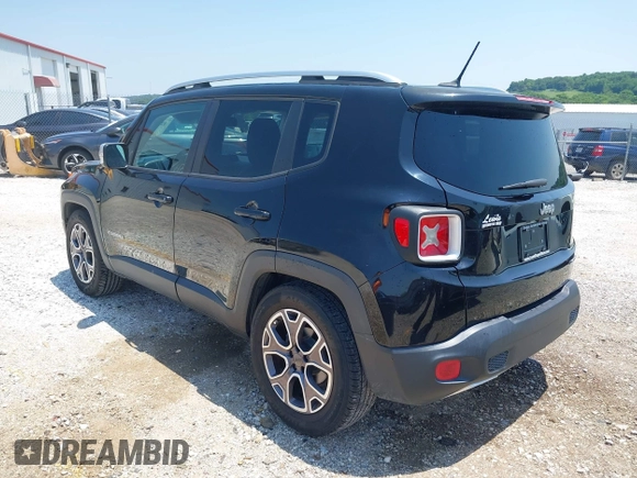 2015 Jeep Renegade Limited z VIN ZACCJADT1FPB36970, wystawiony jako IAAI lot #42455334 z przebiegiem 150 516 mil mil oraz . Historia ofert i sprzedaży dostępna na DreamBid. Obrazek 3.